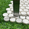 Golden Beige Round Stone Mosaic Tile-BOT12