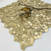 Gold Mosaic Tiles Solid Aluminum-SAG16