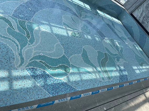 Hotel Swimming Pool Mosaic Project