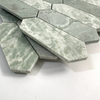 Green Marble Mosaic with Floral Patterns