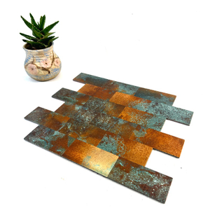 Aluminum Brick Pattern Tiles