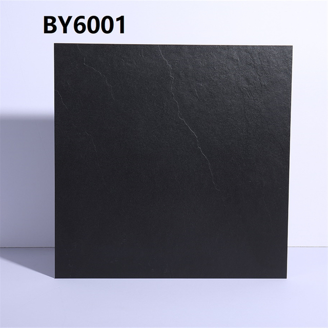 600x600mm Black Slate Matt Floor Tiles-BY6001