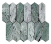 Natural Stone Mosaic Tile - Jade Green Color