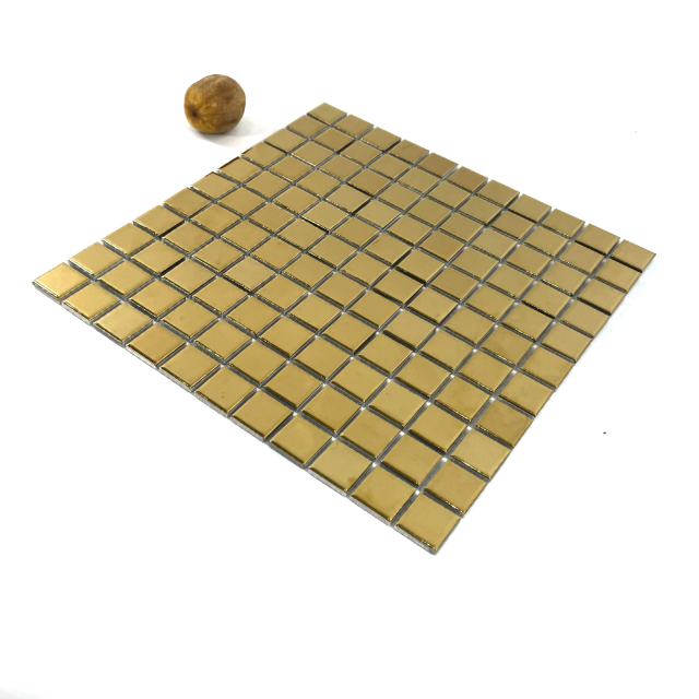 Luxury Metal-Coated Ceramic Mosaic -Dpg14 Lujo