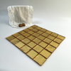 Gold Foil Electroplated Glass Mosaic