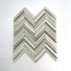 Elegant Hand-painted Glass Stone Mosaic