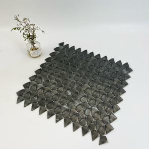 Versatile Black Solid Aluminum Mosaic-SAB39