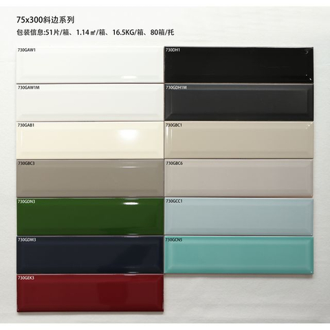 75X300 Beveled Subway Tile