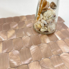 Shiny Rose Gold Aluminum Mosaic-SAK10