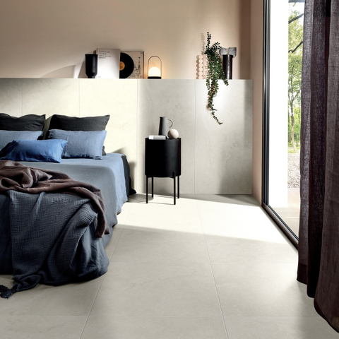 Natural Travertine Look Porcelain Tile for Floor and Wall-Potocino Ash
