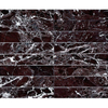 Rosso Levanto Strip Marble Mosaic Tile-JLH24