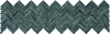 Indian Green Marble Herringbone Mosaic–IND13 