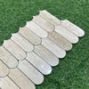 Feather Beige Travertine Mosaic -TRV21