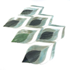 Green Colored Glass Mosaic Tile for Accent Wall-KQS71