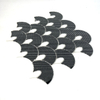 Elegant Black Stained Glass Mosaic Tiles for Walls-YMS12