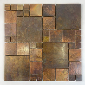 Interior Wall Brass Mosaic-CST06