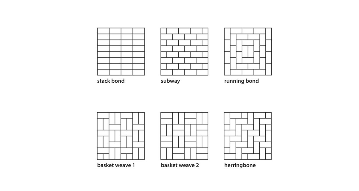 Ceramic Tile Patterns & Layouts