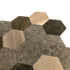 Aluminum Hexagon Mosaic Tiles