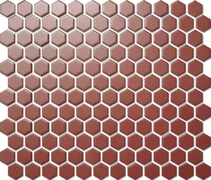 Ceramic Mosaic Tiles Fullbody Hexagon 