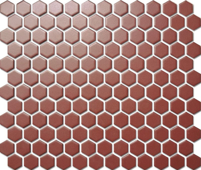 Ceramic Mosaic Tiles Fullbody Hexagon -AHU04029