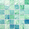 Glossy Ceramic Pool Tiles - Wave