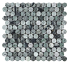 Natural Stone Mosaic Tile - Jade Green Color