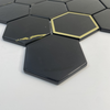 Gold Electroplated Tiles for Hotel Interiors 