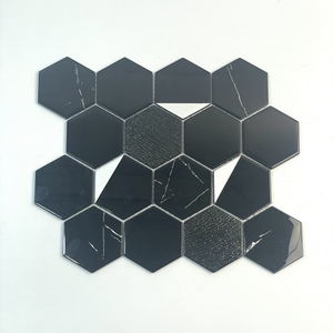 Modern Gold Electroplated Glass Tiles