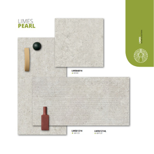 Large Format Limestone Design Tile for Living Room and Kitchen-Limes Pearl