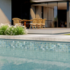 Glossy Blue Pool Mosaic Tile 97x97mm-Sky Blue
