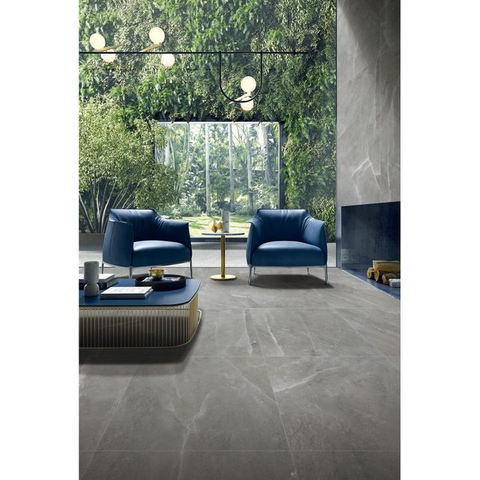 Matt Finish Sandstone Look Tiles For Floor-Shell Grey