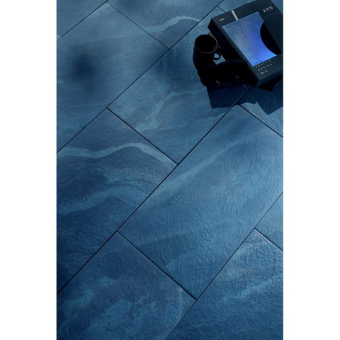 300x600mm Blue Stone Look Anti Slip Pool Tile
