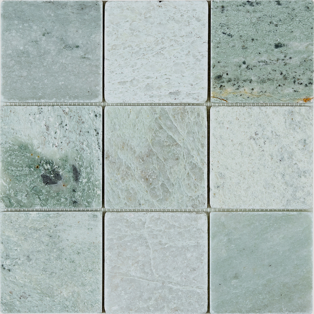 Emerald Marble Square Stone Mosaic–EME23