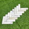 Calacatta Gold Herringbone Mosaic-CAG20