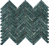 Indian Green Marble Herringbone Mosaic–IND13 