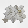 Calacatta Gold Scallop Marble Mosaic-CAG28