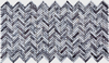 Lilac Marble Fishbone Strip Mosaic–PLU13 