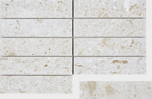 Golden Beige Linear Stone Mosaic-BOT24
