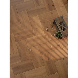 Dark Brown Wood Look Porcelain Tile-KK23