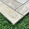 Herringbone Beige Travertine Mosaic -TRV20