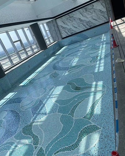Hotel-Swimming-Pool-Mosaic-Project（1）