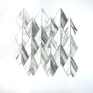 Colorful Stained Glass Mosaic Tile for Walls-LXS61