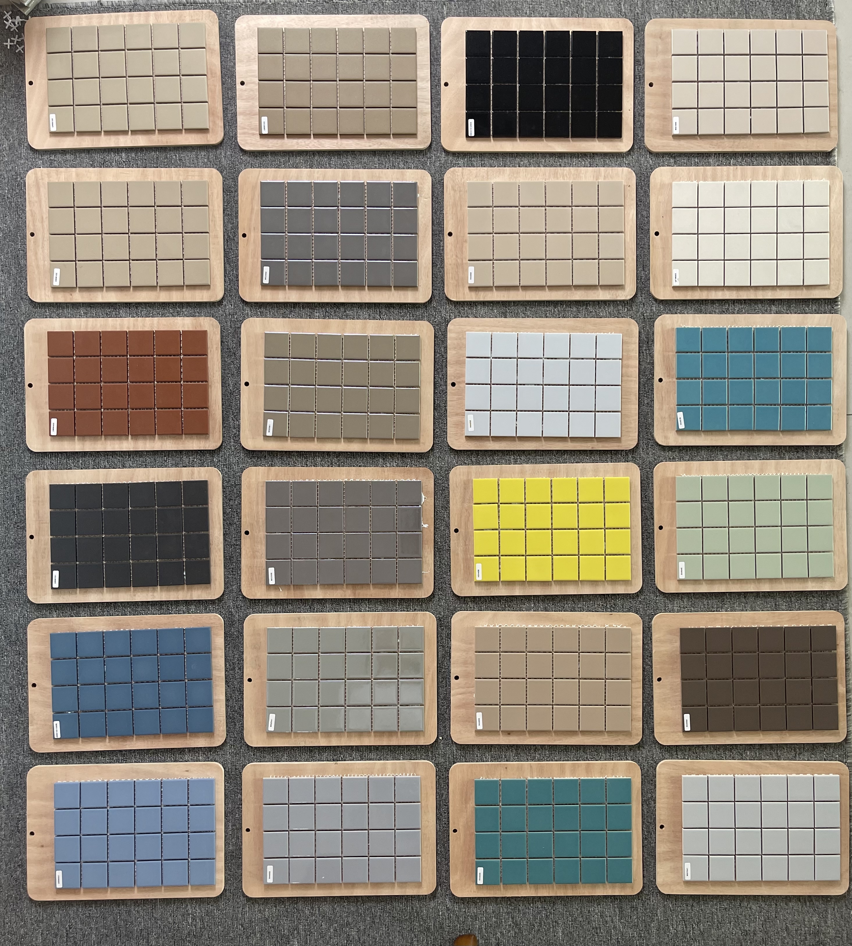 beige mosaic tile