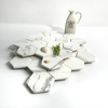 White Hexagon Marble Mosaic