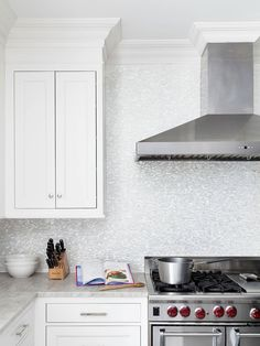 groutless mother of pearl tiles