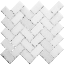 Natural Stone Carrara Mosaic - Bianco