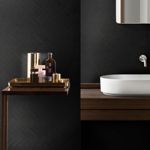 Black Mosaic Tile Stickers