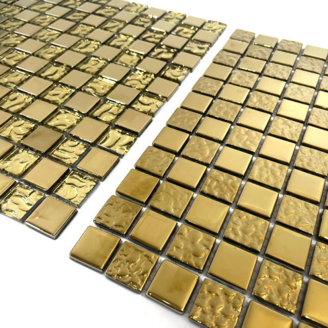 Gold Glass Mosaic Tiles -DGG03 LUXE 