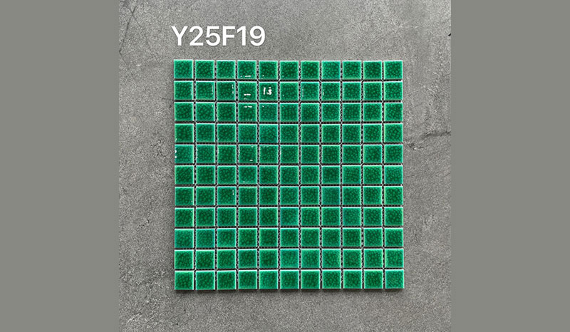 Crackled Ceramic Mosaic: Bring Natural Elegance to Your Pool Design