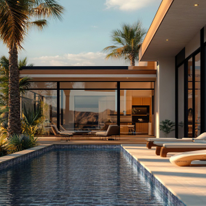 150mm Pool Mosaic-Jupiter Blue